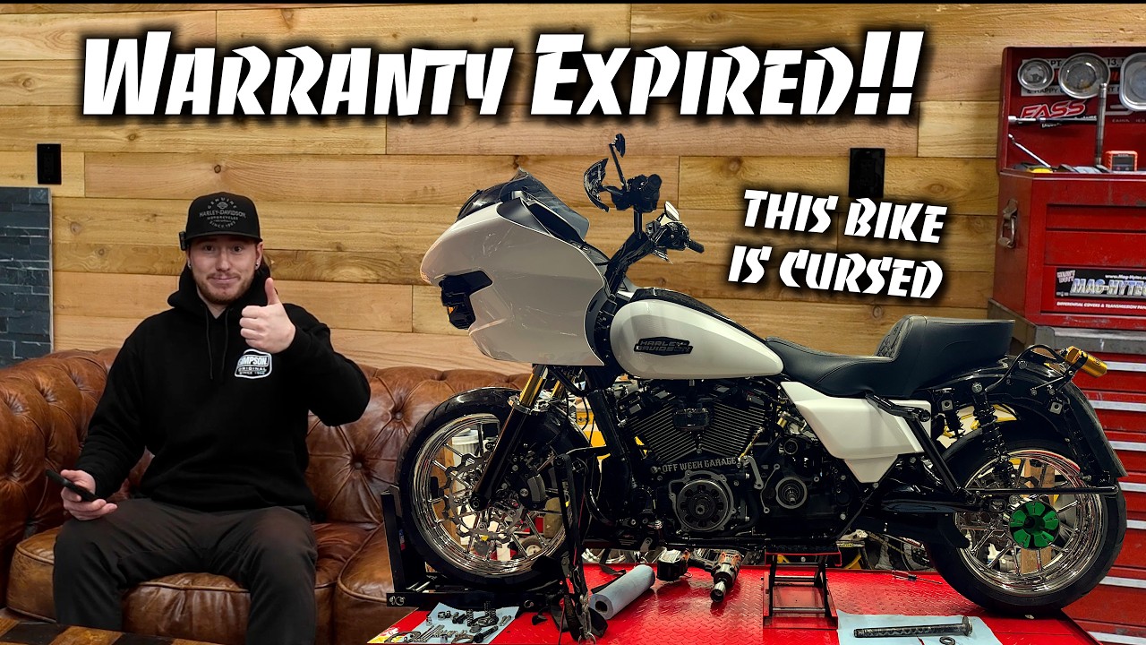 СНОВА СЛОМАЛАСЬ!! Мотоцикл Harley Davidson Road Glide 2024 года выпуска сломался, и гарантия уже ...