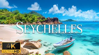 FLYING OVER SEYCHELLES (4K Video UHD) - Peaceful Relaxing Music With Beautiful Nature Video For TV