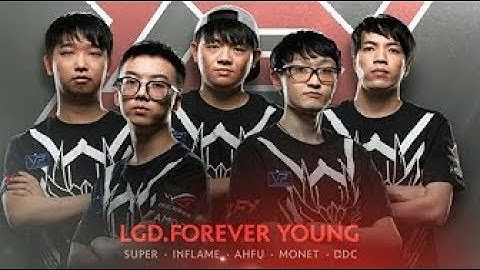LGD.Forever Young Player Intro - International 2017 Dota 2