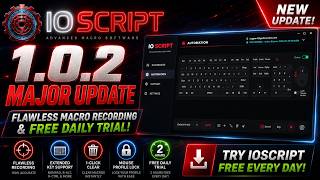 IOSCRIPT VERSION 1.0.2 MAJOR UPDATE | FLAWLESS MACRO RECORDING & FREE DAILY TRIAL! screenshot 1
