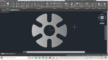 AutoCAD 2D practice - Polar Array #007
