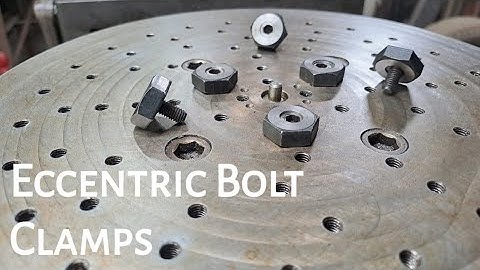 Making simple eccentric bolt clamps || Membuat clamp esentrik