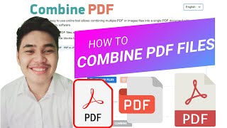 How To Combine PDF Files Into One (FREE)| English & Tagalog tutorial step by step