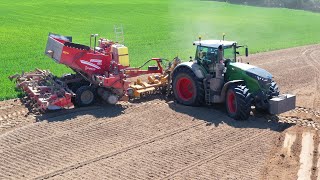 Plantation de pdt // Aardappelen poten // Fendt 1050 // BELGIUM // ROPAGRI