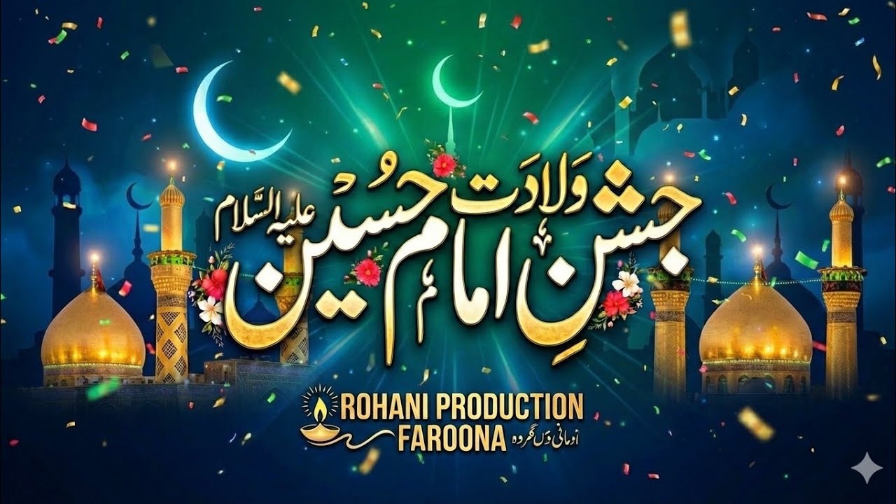 Jashne wiladat e Imam Hussain (as) at Faroona 2025