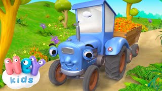 Big Blue Tractor Song | Learn Animals for Kids | HeyKids Nursery Rhymes | Animaj Kids screenshot 5