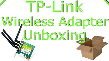 TP-LINK N900 PCI Express Wireless Adapter Unboxing - TL-WDN4800