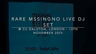 Download Lagu MSSINGNO Rare DJ Set  (Live) @ CU Dalston, London | Surprise Pop-Up Party | 12th November 2025 XE2 MP3