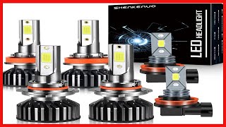 SHENKENUO Fit For TOYOTA 4RUNNER (2013-2020) LED Headlight Bulbs,9005/HB3 High Beam + H11 Low Beam