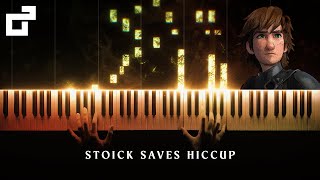 Stoick Saves Hiccup piano Cover  How To Train Your Dragon 2