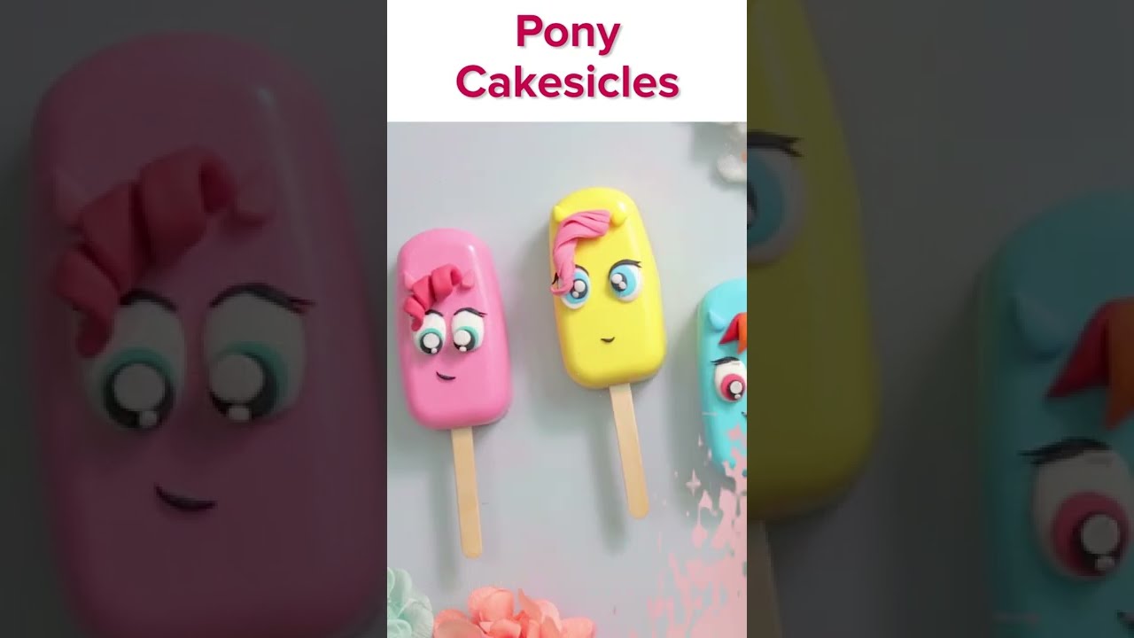 CUTE Little Pony Cakesicles! 🦄🌈 Yummy Desserts Ideas By Hoopla Recipes