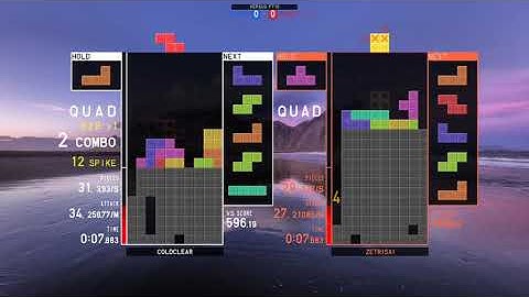 Cold Clear vs Zetris #7 - 4 PPS - TETR.IO AI vs AI