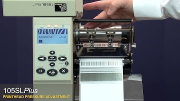 Zebra 105SLPlus: Printhead Pressure Adjustment