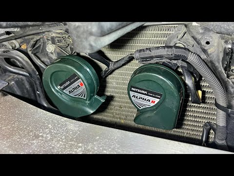 Replaced a horn that only worked on one side with an Alpha II