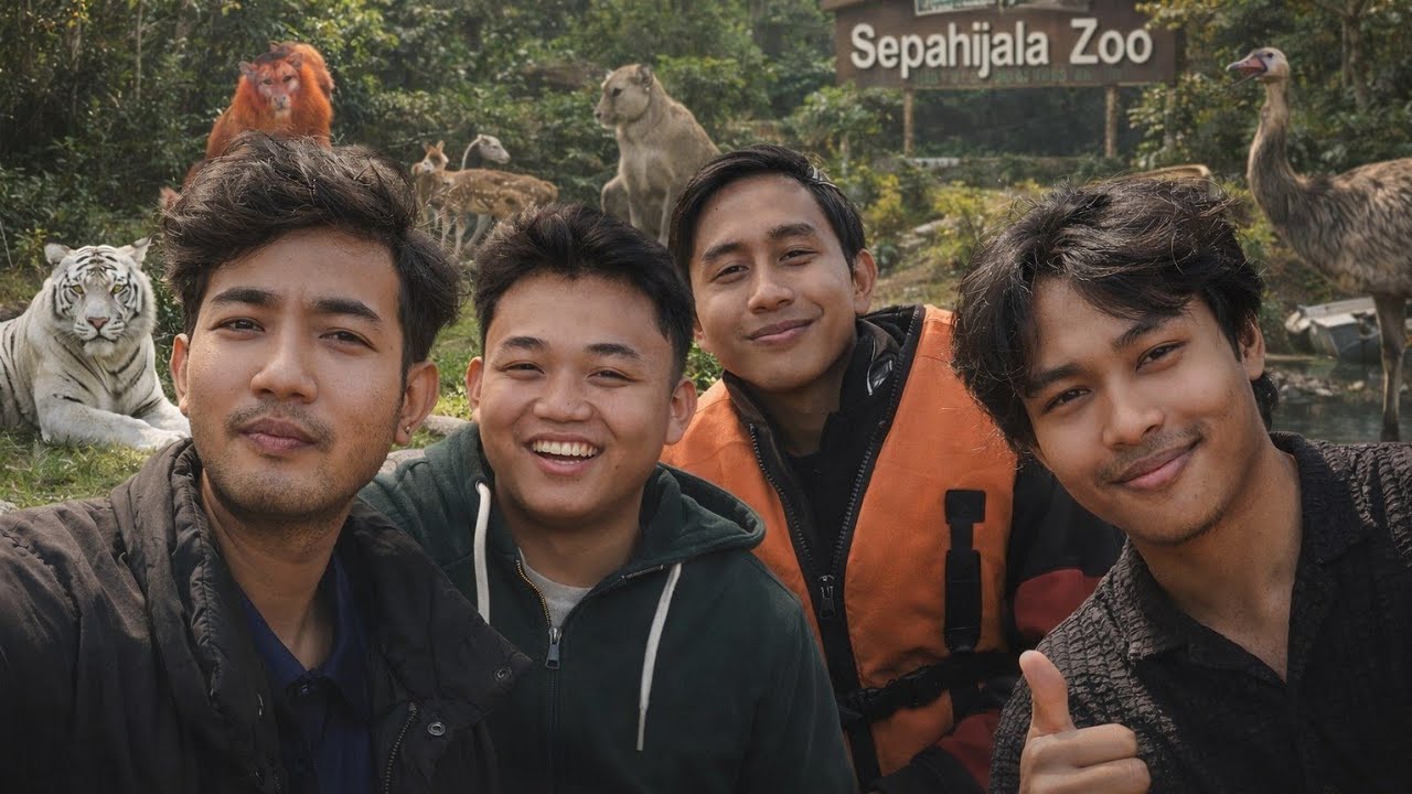 Weekend बिताएं  Apna Side Chick Ke साथ 🥴♥️ |Northeast ka छोटा  Zoo #Tripura#SepahijalaZoo#ZooVlog 