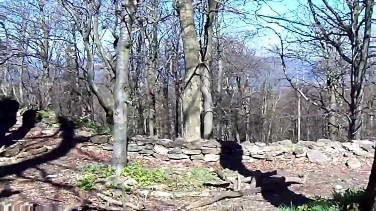 Český les - zřícenina hradu Starý Herštejn