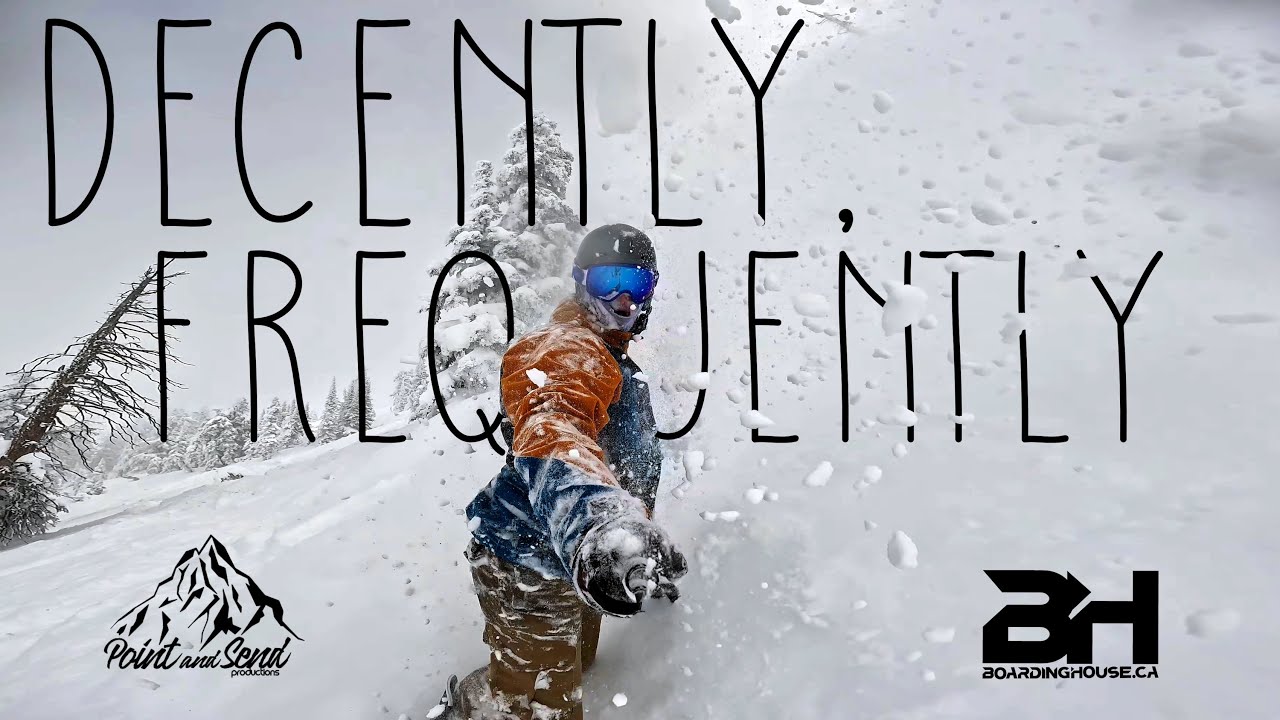 DECENTLY, FREQUENTLY A Short Snowboard Video YouTube