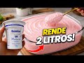 🤔QUASE NINGUÉM SABE 1 Copinho Rende 2 Litros de Iogurte Caseiro