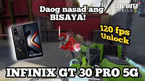 Infinix GT 30 PRO 5G Game Test MP Ranked CODM / 120 fps unlock in MP & BR / Gyroscope Test #codm