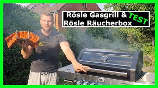 Smoking with the gas grill [Test] Rösle Videro G4-S and smoking box