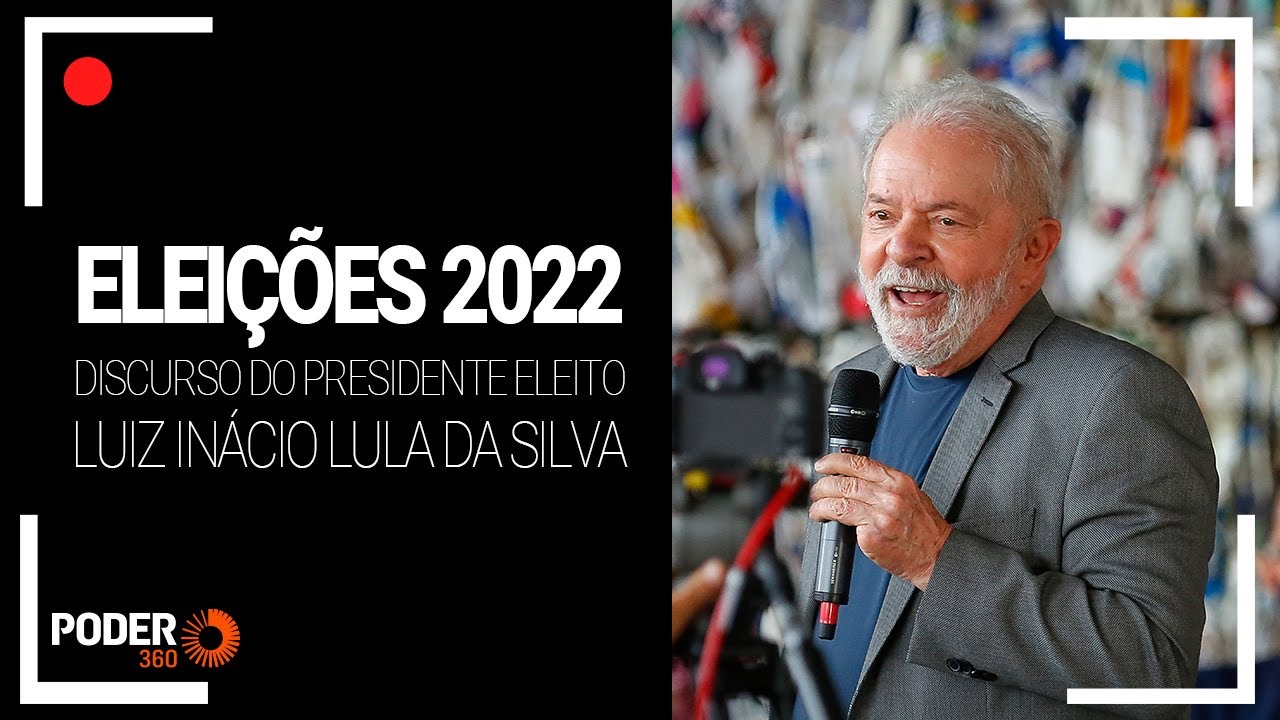 Ao vivo: discurso do presidente eleito Luiz Inácio Lula da Silva