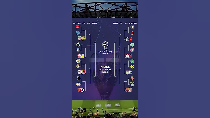 Llaves de Play Offs de la #Champions League 2025 🏆🤩 #Futbol
