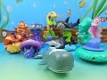 BURGER KING'S SHARK TALES SET OF 10 KIDS MEAL TOYS VIDEO REVIEW