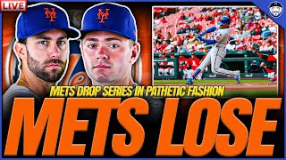 Mets Are PATHETIC, Same Mistakes In Series LOSS To Phillies | Postgame RANT