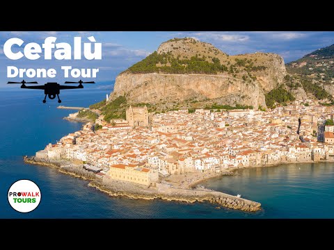 Cefalù, Sicily Drone Tour 4K