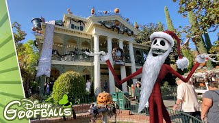 Haunted Mansion Holiday Full Experience - Christmas Disneyland Resort Anaheim 2021