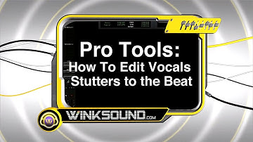 Pro Tools: How To Edit Vocal Stutters | WinkSound