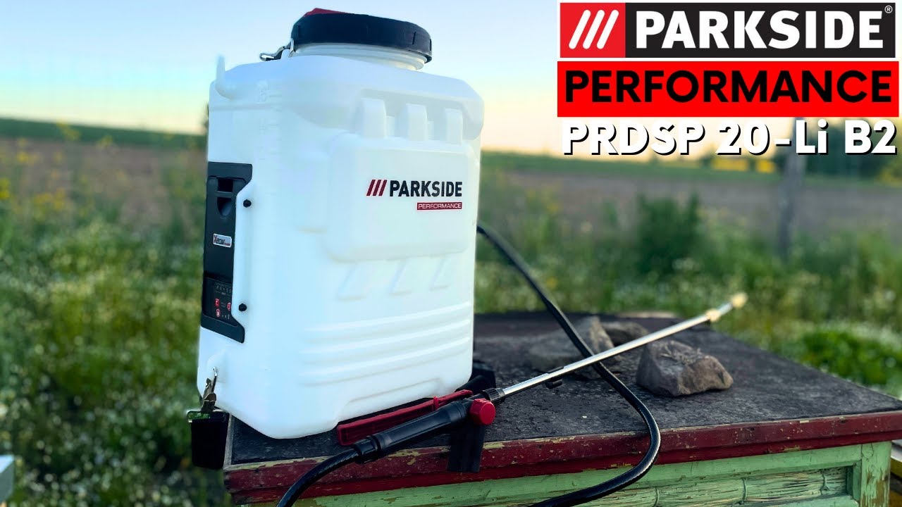Aku tlakový postřikovač na záda PARKSIDE PERFORMANCE PRDSP 20-Li B2