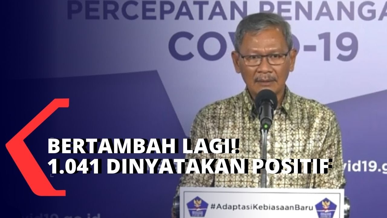 Bertambah 1.041 Orang, Total Positif Corona Capai 43.803 Kasus