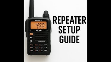 How to Program a Repeater on the Yaesu VX-6R