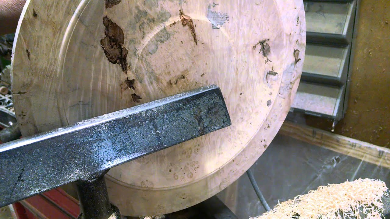 Hunter Eliminator cutting figured box elder plate