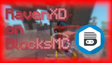 Cheating with the Best Client for BlocksMC | RavenXD destroying BlocksMC