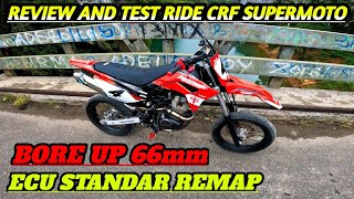 REVIEW & TEST RIDE CRF 66mm PISTON‼️66 BORE UP IS ALSO GREAT FOR DAILY USE‼️
