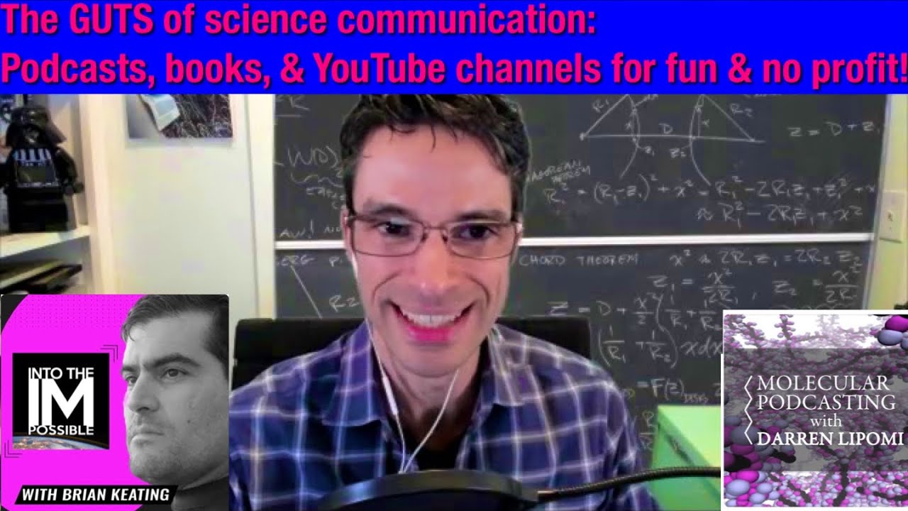 How to start a science podcast & getting a popular science book published with Prof. Darren Lipomi!