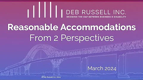 DRI Reasonable Accommodations 2024 In-depth