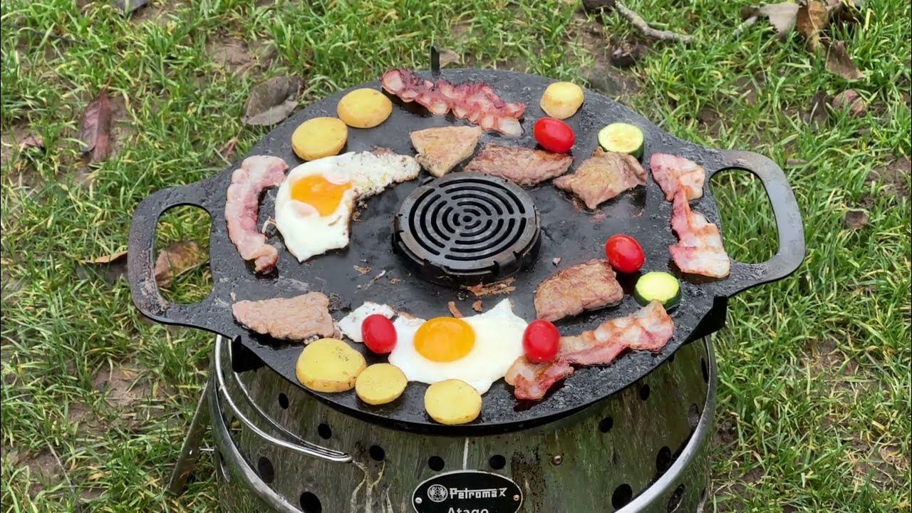 Einweihung meiner MiniAtagoGrillplatte YouTube