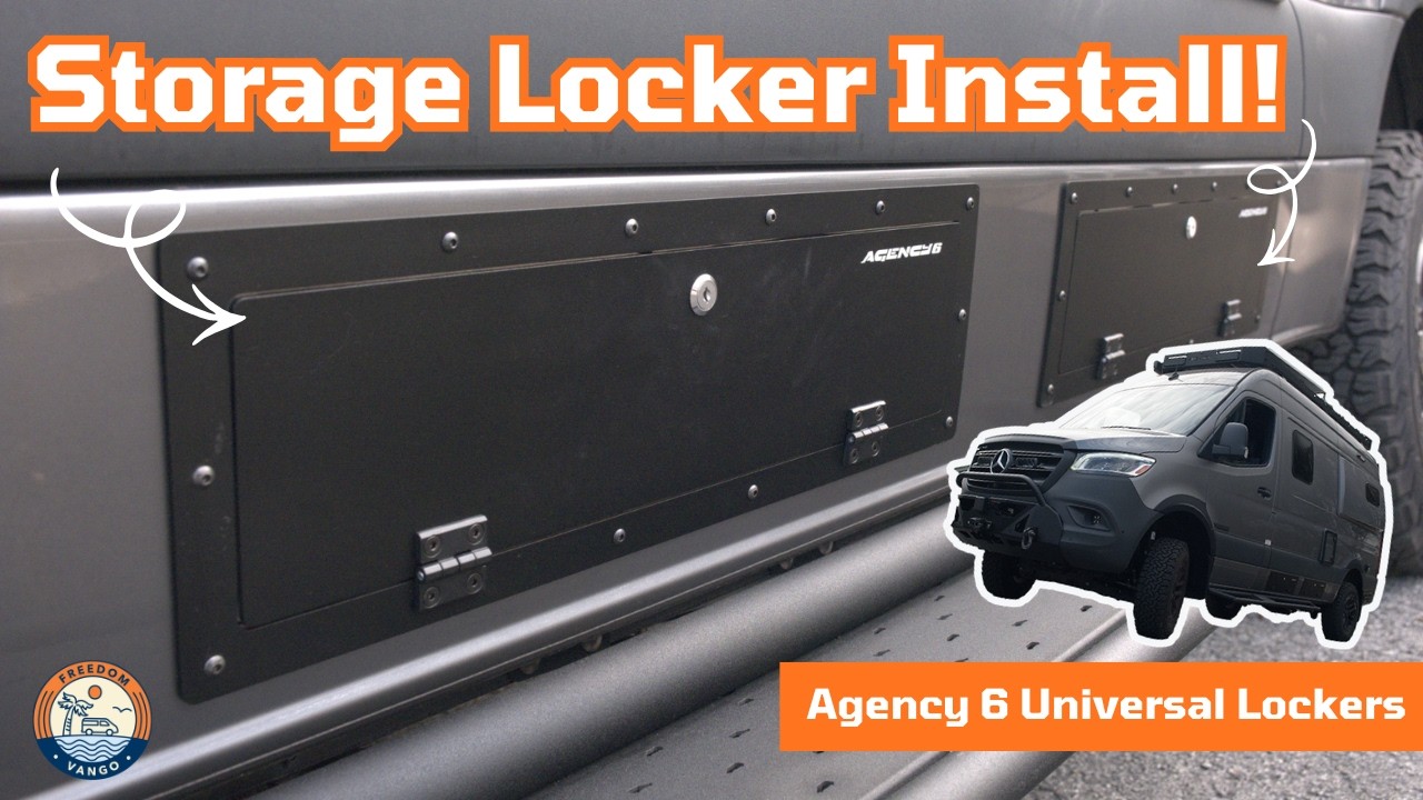 Storage Locker Installation Agency 6 Universal Storage Lockers: Installation on Winnebago Revel ...