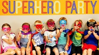 Superhero Birthday Party Ideas Dc Comics & Marvel Affordable Super Hero Kids Party