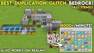NEW 26.5+ Duplication Glitch in Minecraft Bedrock! (18000+ Items/Minute!)