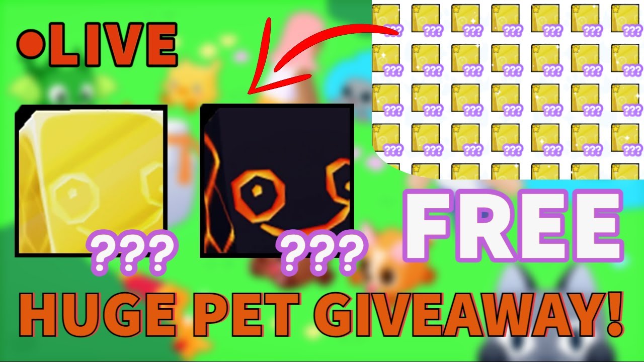 🐾 PET SIMULATOR X HUGE PET GIVEAWAY | ROBLOX | TONSKIEminiYT - YouTube