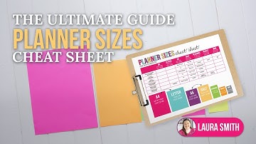 Planner Sizes: The Ultimate Guide