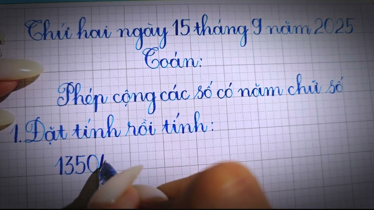 LUYỆN VIẾT CHỮ NHỎ | BÀI TOÁN TIỂU HỌC | THANH THÚY SKY #thanhthuysky #luyenchudep 