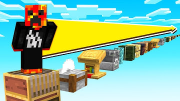 JUMPING ON EVERY NEW MINECRAFT 1.14 BLOCK!