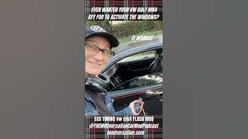 MAKE THE VW MK4 KEY FOB OPERATE WINDOWS with ECS TUNING MOD #golf #gti #automobile #shorts #tiktok