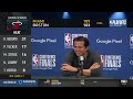 Erik Spoelstra Postgame Interview | Miami Heat beat Boston Celtics 109-103