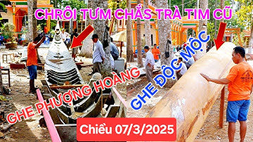Tiến Độ Mới Nhất Ghe Độc Mộc - Ghe Phượng Hoàng Chùa Chrôi Tưm Chắs Trà Tim Cũ